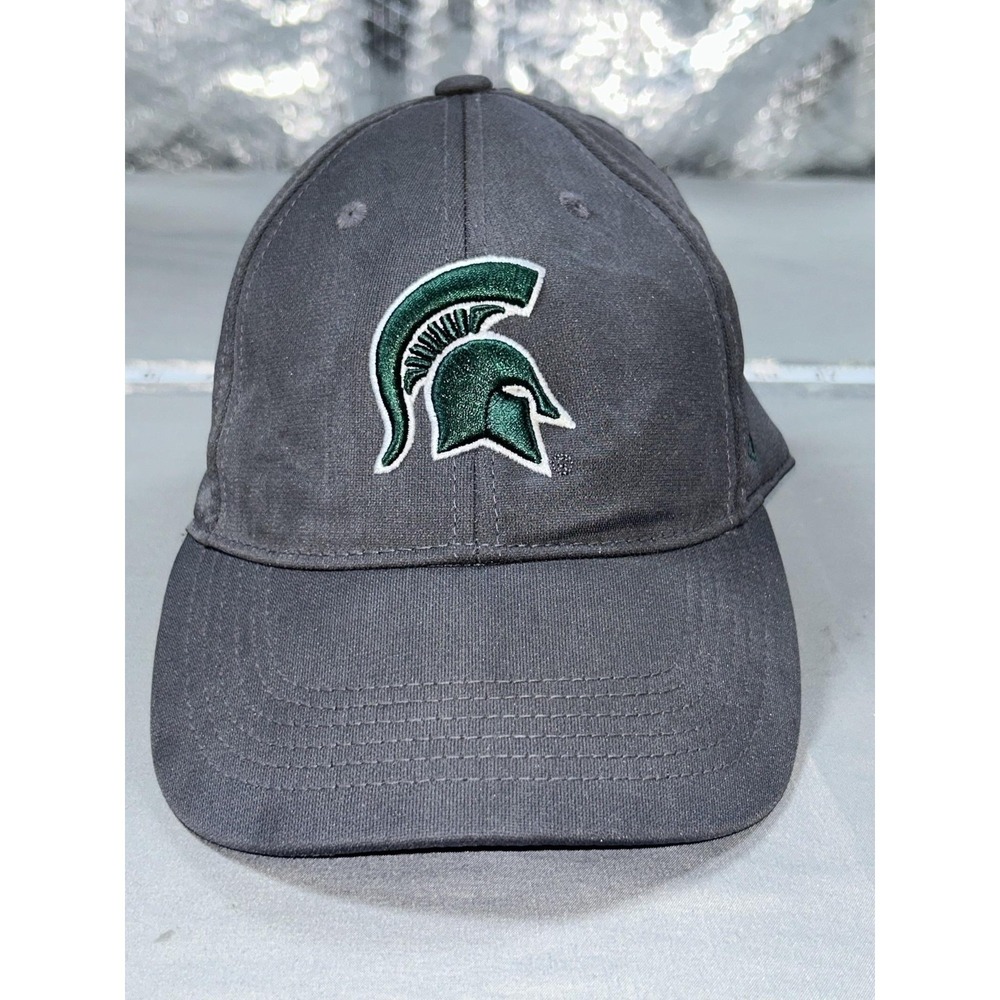 Michigan State Spartans Hat Cap Fitted One Size Gray NCAA Top Of The World